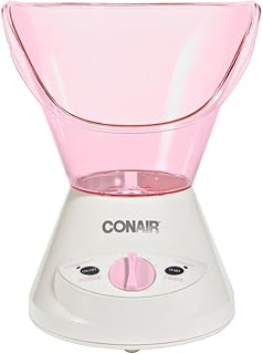 True Glow by Conair Moisturizing Mist Facial Sauna System; Pink / Cream
