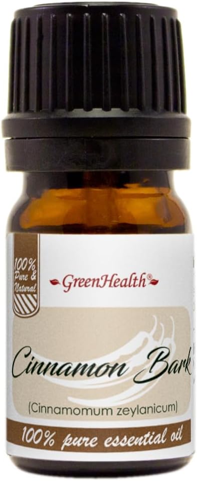 GreenHealth - 5 ml Cinnamon Bark Essential Oil - 100% Pure