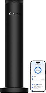 Wireless Hotel Scent Diffuser-Cordless Rechargeable Diffuser for Whole House- Scent Air Machine for Home -App Bluetooth Control - Waterless Essential Oil Diffuser for Large Room, Studio Office -Black