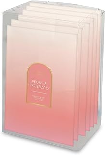 Brooklyn Fragrance Co. Arches Sachet Bags – Ombre Peony and Prosecco Scented Pouches – Perfect Aroma for Drawers, Closets, Cars and Bathrooms – Long-Lasting Fresh Scent Sachets (6- Pack)