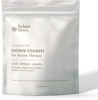 Shower Steamers Aromatherapy, 6-Count - for Sinus Relief, Relaxation, Valentines Day Gift, Birthday Gift for Women, Clean Ingredients, All Natural - Eucalyptus, Mint & Menthol Essential Oils