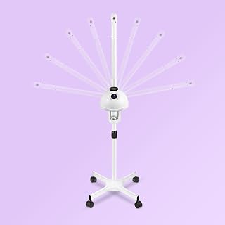 Professional Facial Steamer, Vaporizador Facial with Steam Adjustable & Timer, Movable Arm, Preheating Esthetician Steamer, Home Beauty Salon SPA
