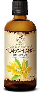 Ylang Ylang Essential Oil 3.4 Fl Oz - Cananga Odorata - Aromatherapy Essential Oils - 100% Pure Oil for - Skin & Hair Care - Oil Diffusers - Humidifier - Good Mood - Relaxation Gift for Women