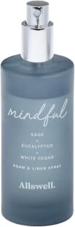 AW- Scented Room & Linen Spray 3.4 Fl oz (100mL) (Mindful (Sage + Eucalyptus + White Cedar))