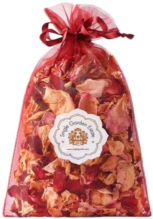 Natural Dried Rose Sachets for Drawers and Closets (6x9 inch)