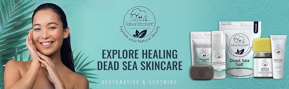 Natural Elephant Dead Sea Salt for Soaking & Bathing | 5 Pound Bag (80oz) | Fine Grain | 100% Natural and Pure