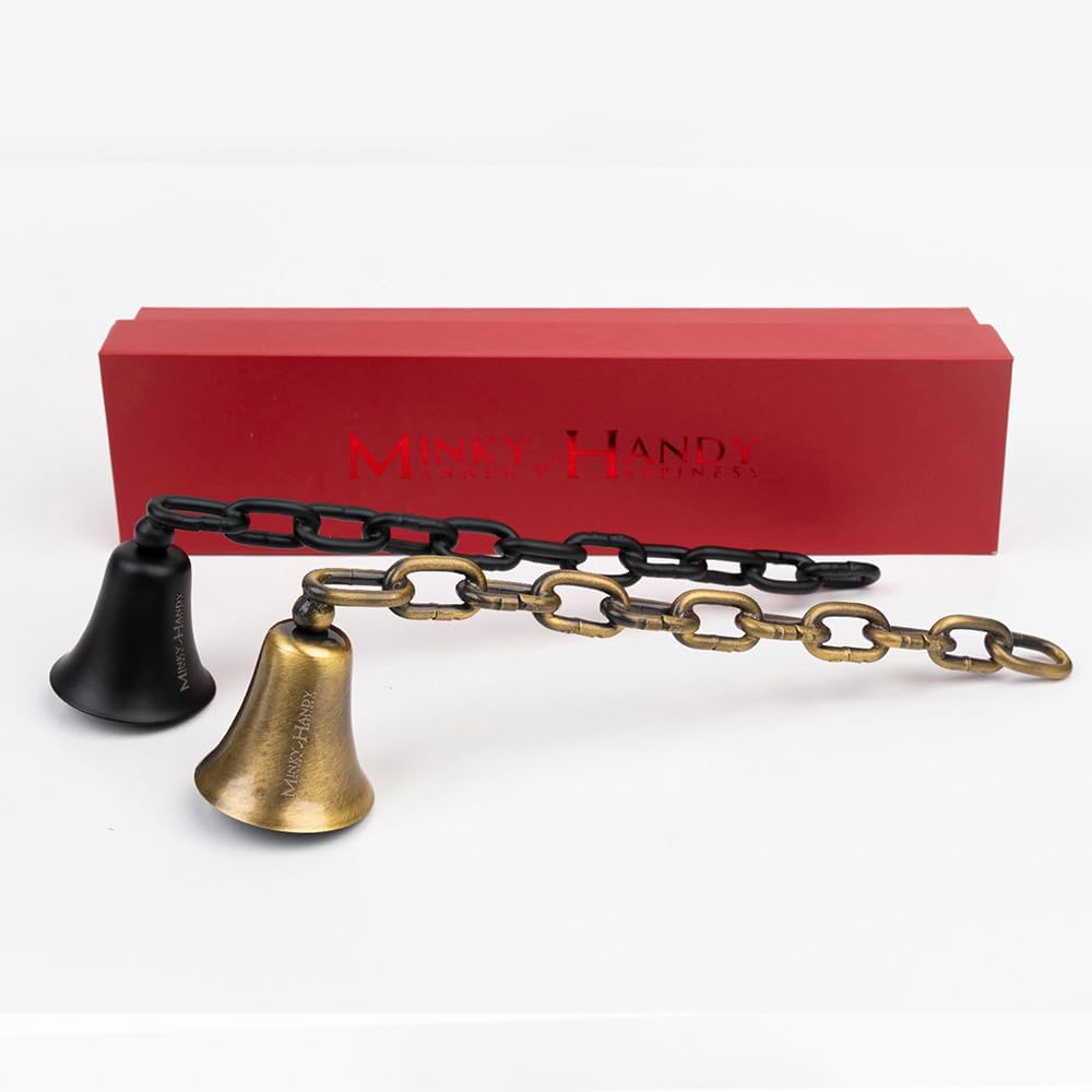 Iron Candle Snuffer, Chain Model Wick Flame Extinguisher with Long Handle, Accessory for Candle Lovers (Antique)