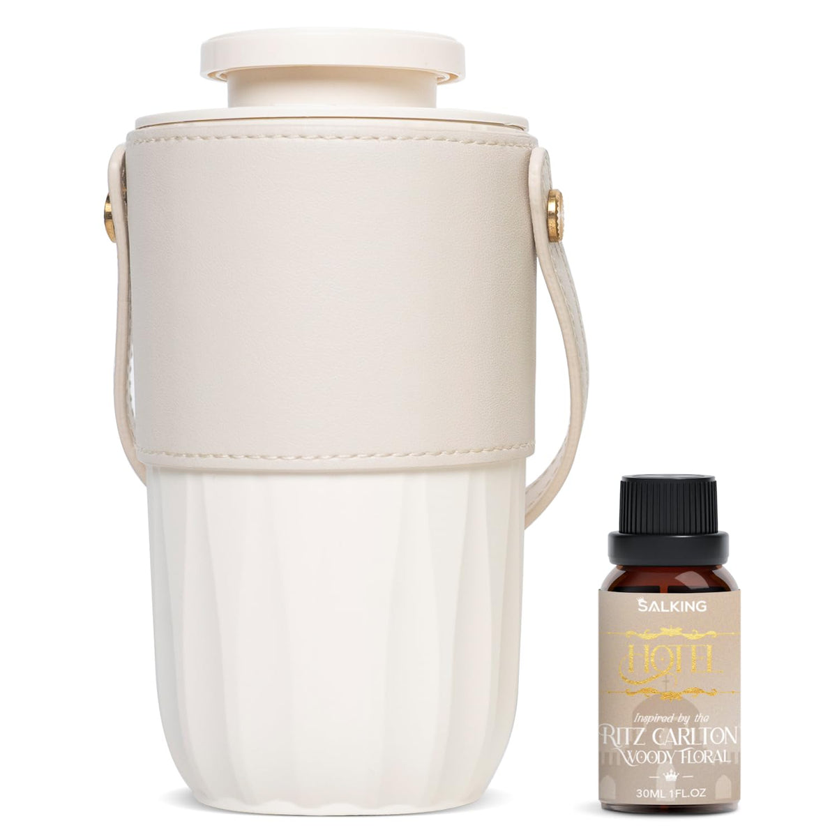 SALKING Waterless Diffuser Starter Kit with 30mL Hotel Fragrance Oil