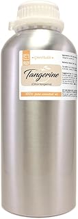 Tangerine Essential Oil – 32 fl oz (946 ml) Aluminum Bottle w/Plug Cap – 100% Pure Essential Oil – GreenHealth