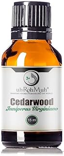 100% Pure Cedarwood Virginiana Essential Oil || USA - 15ml with Euro Dropper
