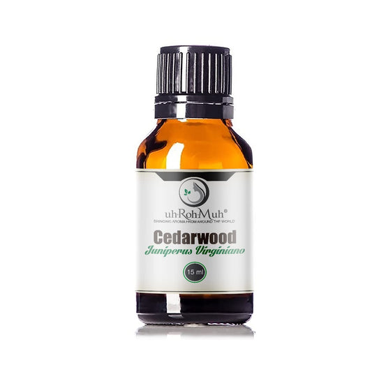 100% Pure Cedarwood Virginiana Essential Oil || USA - 15ml with Euro Dropper