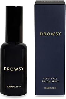 DROWSY SOS Sleep Pillow Spray - Instantly Elevate Your Sleep Experience, Long Lasting & Effective Formula, 6 Month Supply - Natural Vegan Ingredients, 50ml / 1.7 Fl. Oz