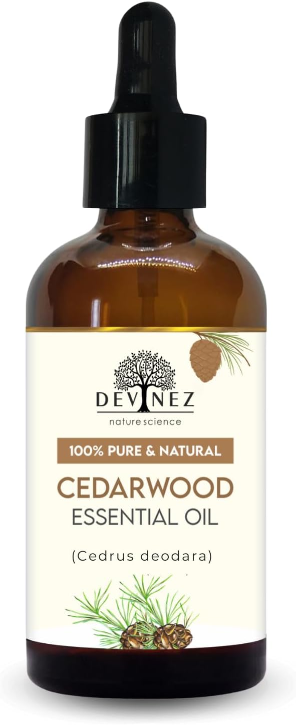 Devinez Cedarwood Essential Oil 30ml/ 1.01 Fl Oz | 100% Natural| for Aromatherapy & Hair Care