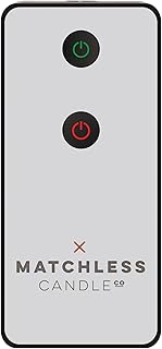 Matchless Candle Co. 2-Button Remote Control Suitable for All Matchless Candles Remote Ready Product
