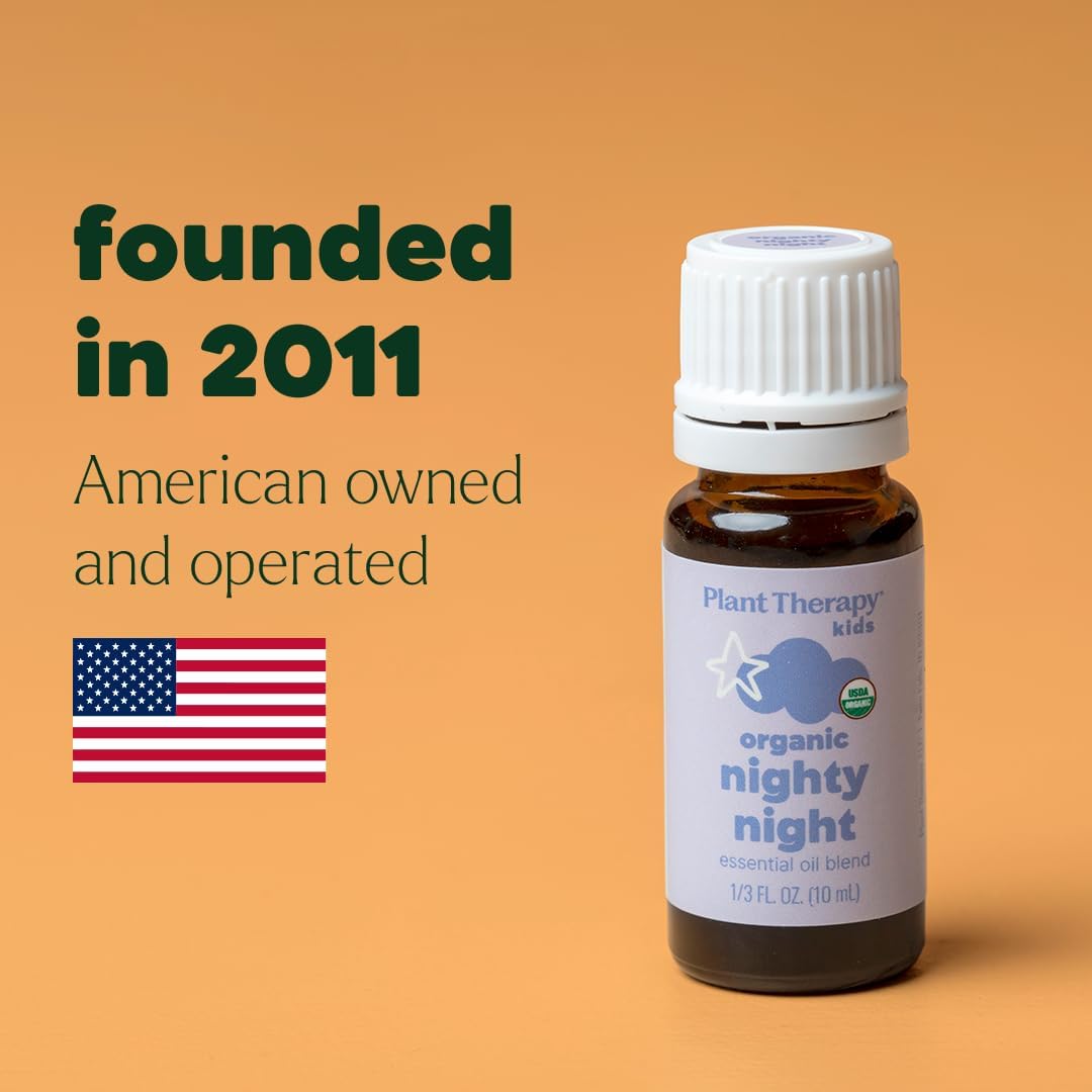 Plant Therapy Kids Organic Nighty Night Essential Oil Blend 10 mL (1/3 oz)