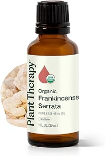 Plant Therapy Organic Frankincense Serrata Essential Oil 100% Pure, USDA Certified Organic, Undiluted, Natural Aromatherapy, Therapeutic Grade 30 mL (1 oz)
