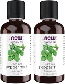 NOW Foods Essential Oils Peppermint, 2 fl oz (Pack of 2)
