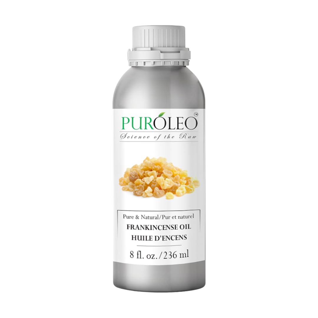 PUROLEO Frankincense Essential Oil 8 Fl Oz/236 ML (Packed in Canada) 100% Pure Natural Undiluted
