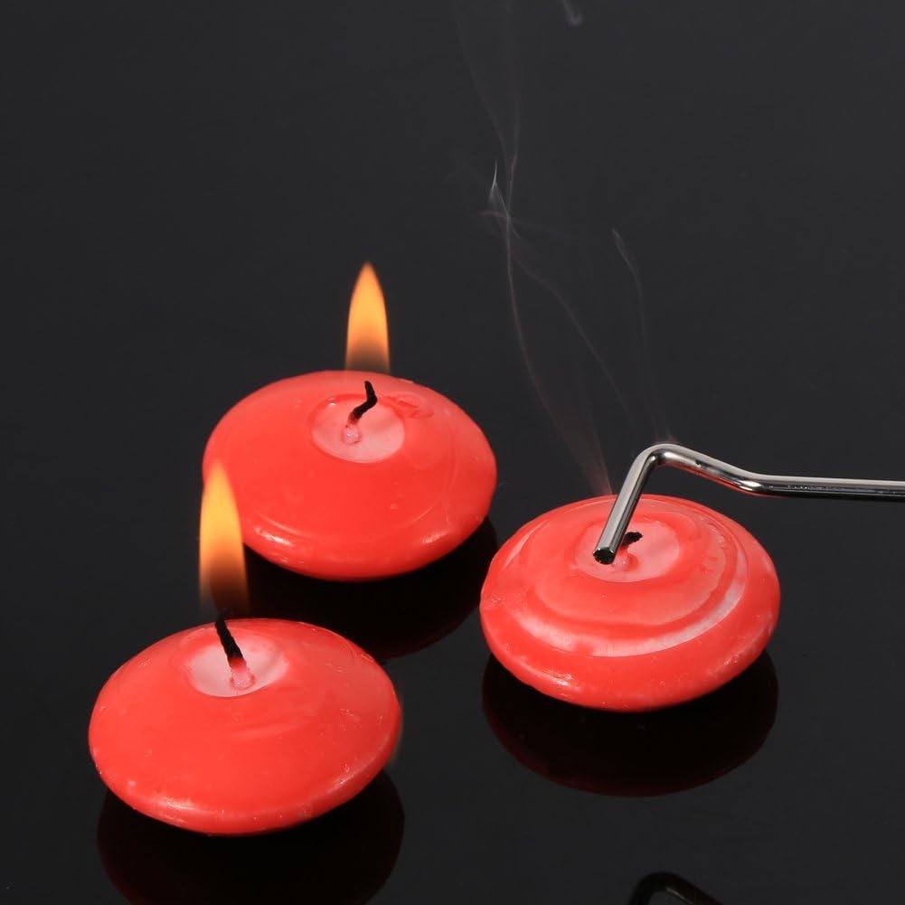 Stainless Steel Candle Snuffer Set 3Pcs Flame Wick Trimmer Scissor and Dipper for Clean Burning and Smoke Extinguishing