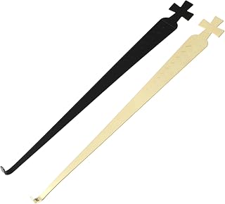 Cabilock Set of 2 Candle Wick Trimming Hooks Aroma Candle Extinguisher Tool Metal Wick Dippers for Easy Extinguishing