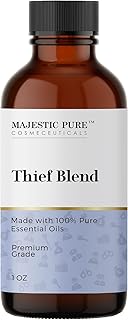 Majestic Pure Essential Oil Blend with Eucalyptus, Rosemary, Lemon & Other Oils | 100% Pure Premium Oil for Uplifting Mood, DIY Products, Cleansing | Essential Oils for Diffusers & Aromatherapy | 1oz