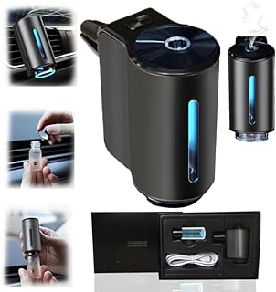 Smart Car Air Freshener, Aromatizante Para Carro, Smart Car Air Freshener Diffuser with Three Adjustable Intensity Levels (1Pc Cologne Oil + Diffuser)