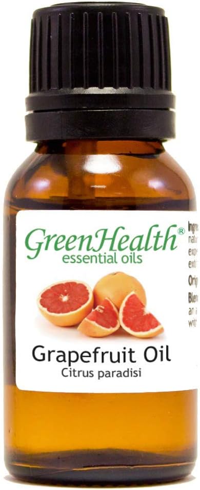 GreenHealth Grapefruit (Pink) – 1/2 fl oz (15 ml) Glass Bottle – 100% Pure