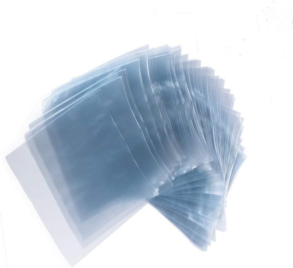6"x6" Shrink Wrap Bags for Soaps Bath Bombs and Handmade Crafts,PVC Heat Shrink Bags Perfect For Wrapping A Wide Variety Of Products Including Essential Oil Bottle (300 PCS)