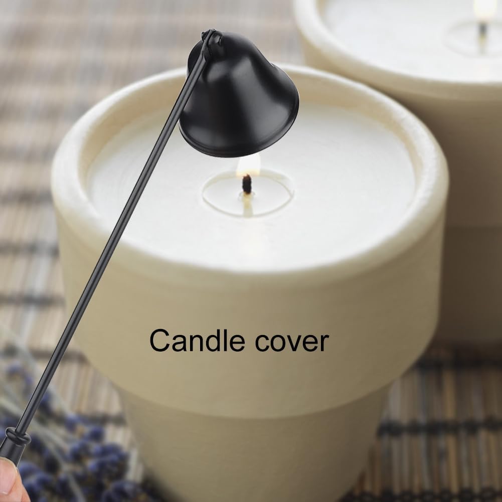 TITA-DONG Candle Accessory Set, Candle Wick Cutter, 3 in 1 Candle Wick Trimmer Scissors, Candle Snuffer, Candle Dipper, Home Tools Gift Pack(#1)