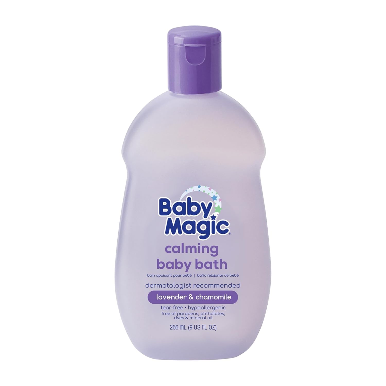 Baby Magic Calming Baby Bath, Lavender & Chamomile Scent, Specially Formulated for Baby's Delicate Skin, Made with Calendula, Tear Free, Hypoallergenic, Dermatologist Recommended, 9 Fl Oz