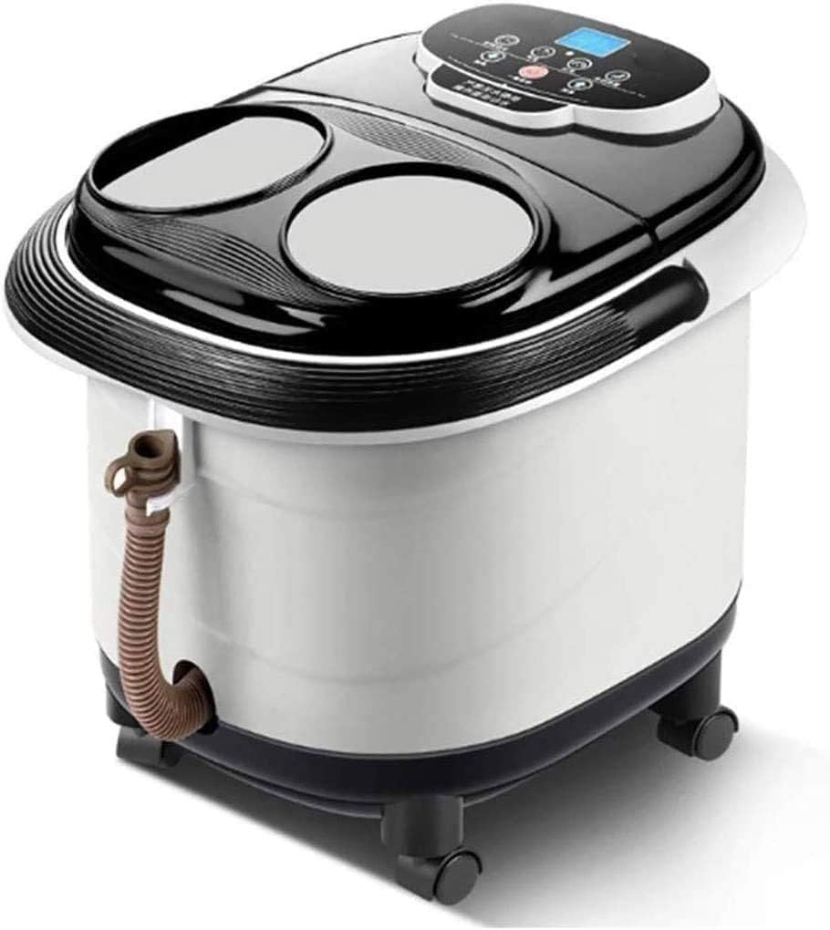Foot Spa Bath Massager, Foot Spa Massager with Heat, Bubble Jets, Foot Bath Tub with Adjustable Time & Temperature, for Tired Feet, & Stress Relief