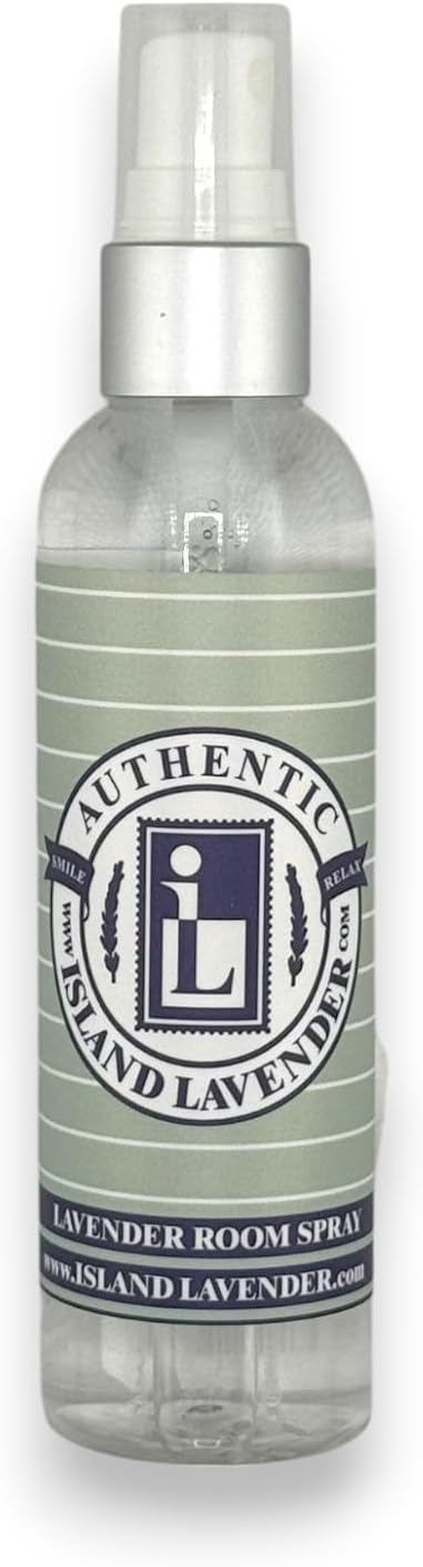| Lavender Room Spray - 4 oz | Natural Air Freshener with Pure Lavender Essential Oil | Calming, Long-Lasting Aroma | Paraben-Free & Safe | Made in the USA