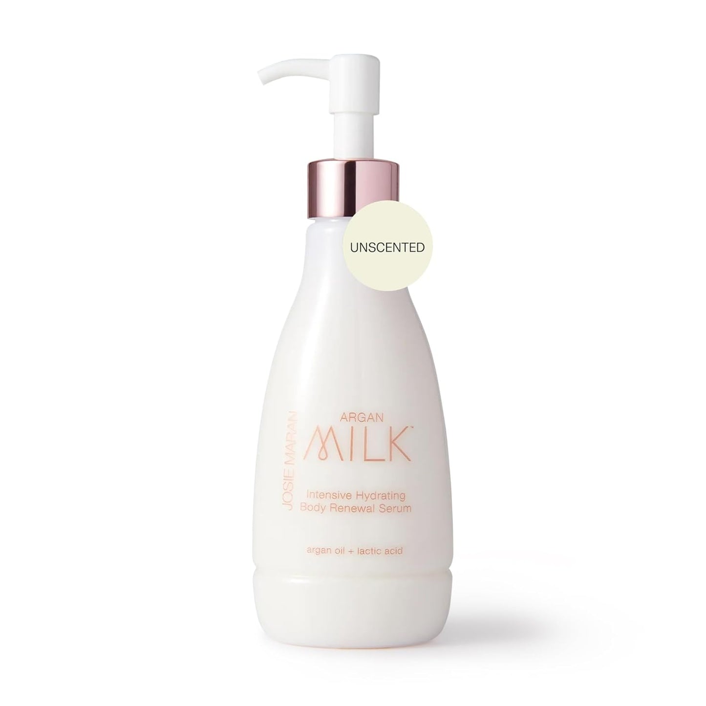 Josie Maran Argan Milk Body Serum - Nourishing Body Milk Enriched with Argan Oil to Deeply Hydrate Skin - Enriched with Pineapple Enzymes to Gently Exfoliate- Juicy Fruits (13.4 Oz)