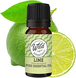 Wild Essentials Lime 100% Pure Essential Oil - 10ml, Therapeutic Grade, Made and Bottled in The USA