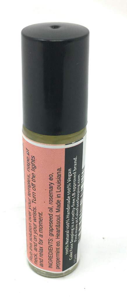 CAKE FACE Headache Relief Roll On, 0.5 OZ
