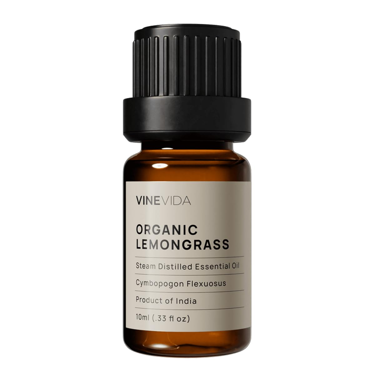 VINEVIDA Organic Lemongrass Essential Oil 10 mL - Undiluted