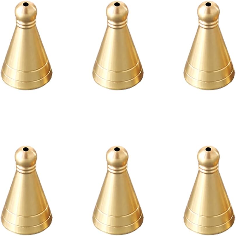 6PCS Incense Cone Making Kit with Brass Press for Incense Cones 0.63 x 0.63 x 1.18 inches for Living Rooms Offices Meditation Rooms Yoga Studios Hotels Bars and Tea Rooms