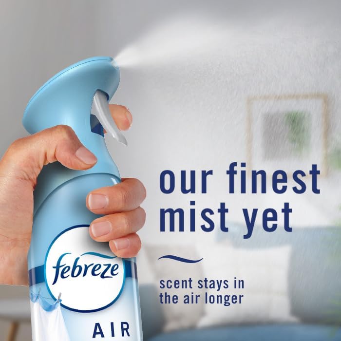 Febreze Air Mist, Air Freshener Spray, Odor Fighting Room Spray, Deodorizer for Home Bathroom Kitchen Office Apartment Dorm Room Classroom, Twilight Lavender, 8.1oz, 1ct