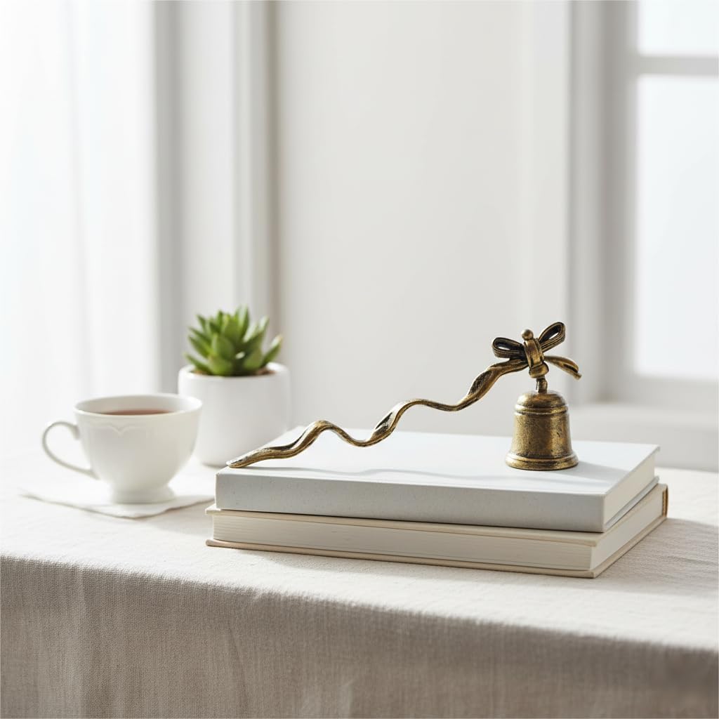 ZOOYOO Candle Snuffer,Vintage Candle Extinguisher Snuffers with Long Handle,Unique Candle Tool for Putting Out Extinguishing Candle Wick Flame Safely