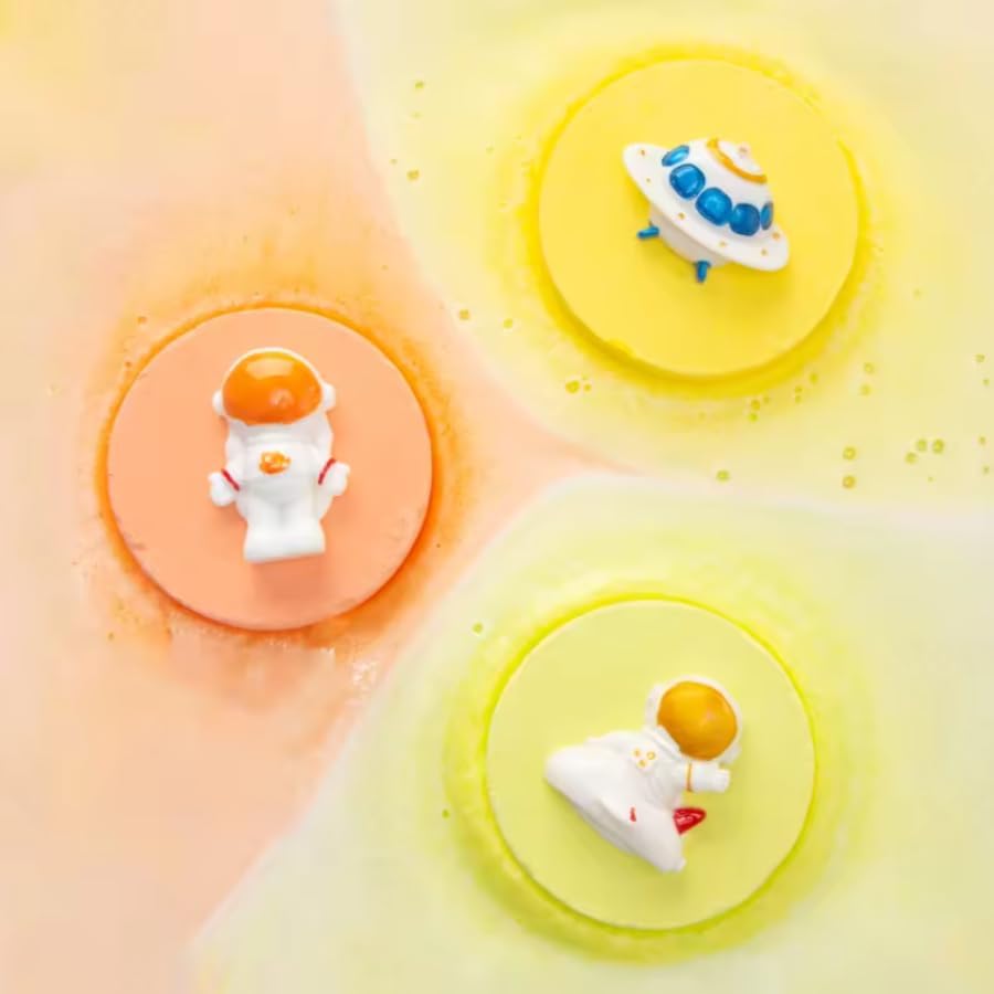 Princess Bath Bombs Luxury Fizzy Organic Natural Bath Bomb Gift Set Bubbling (Space), 1 Count (Pack of 9)