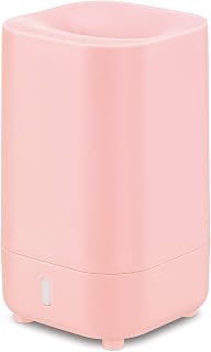 Serene House Ultrasonic Ranger Aromatherapy Essential Oil Cool Mist Diffuser – USB-Powered, Travel-Size Diffuser with Automatic Shut-Off – Pink, 60ml