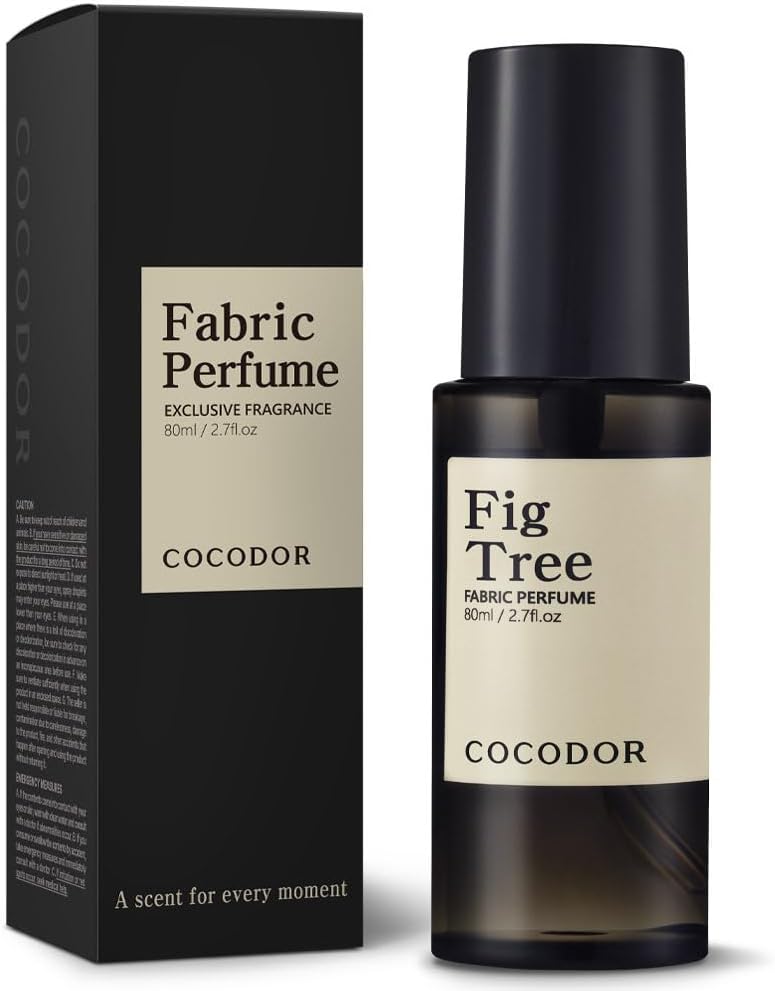 COCODOR Fragrance Room Spray/Fig Tree/ 2.7oz(80ml) / Made with Essential Oils, scented room closet fabric odor eliminator spray