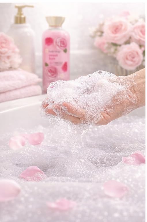 2 in 1 Body Wash and Bubble Bath - Sweet Love by Bodycology for Women - 16 oz Body Wash