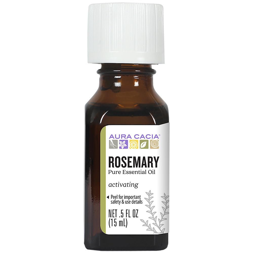 Aura Cacia 100% Pure Essential Oils - Rosemary - 0.5 oz