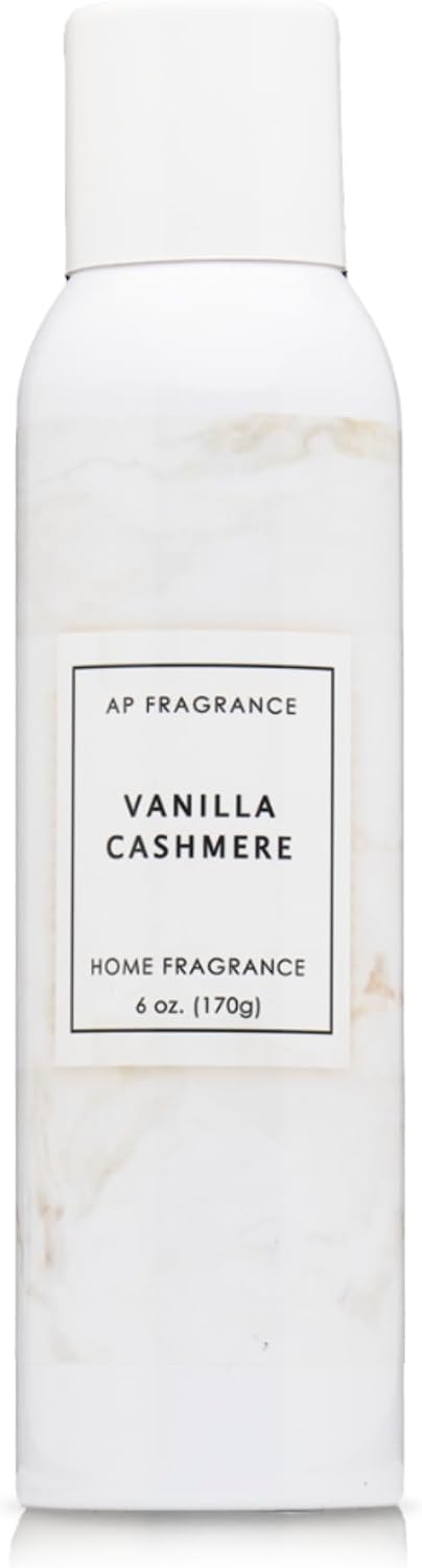 Room Fragrance Air Freshener Spray Concentrated Bathroom, Kitchen, Car, or Office Deodorizer, U.S.- Made by AP Fragrance (Vanilla Cashmere)