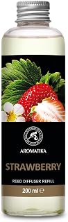 Strawberry Refill Reed Diffuser 6.8 Fl Oz - Room Diffuser Refill - Home Fragrance - Room Freshener - Fresh and Long Lasting Fragrance