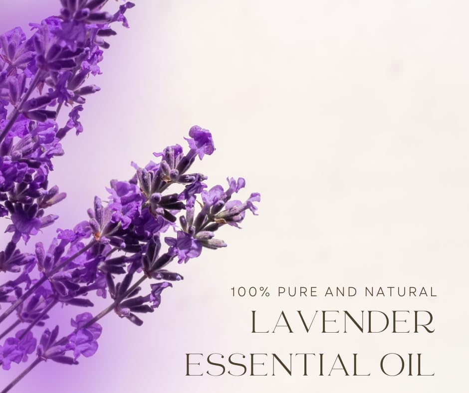 Lavender 40-42 – 4 fl oz (118 ml) Glass Bottle w/Glass Dropper – 100% Pure Essential Oil – GreenHealth