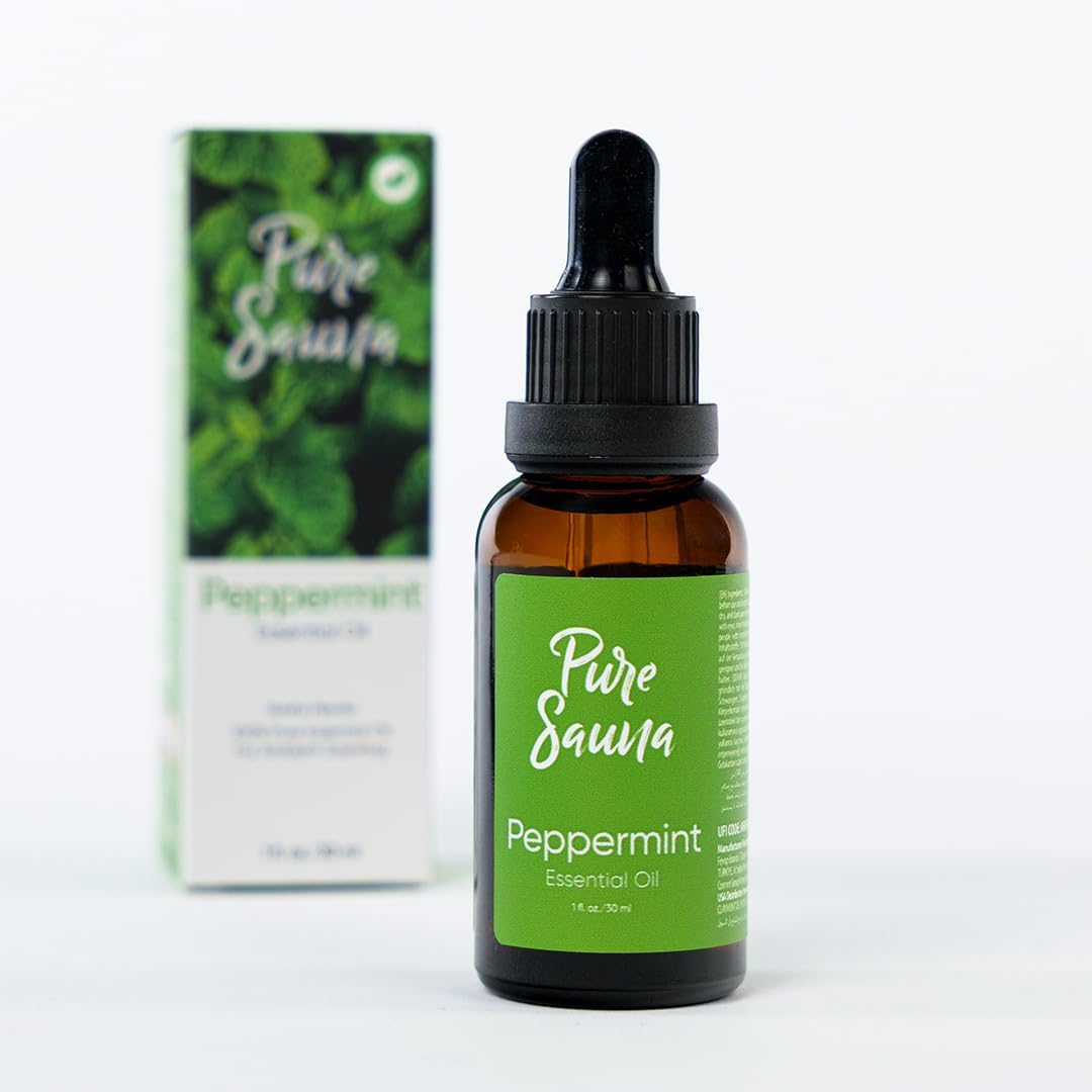 Peppermint Essential Oil - 100% Pure Mentha Piperita for Diffuser & Home Scent - Energizing & Cool Mint Aroma (1 fl oz / 30 ml)
