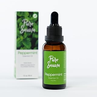 Peppermint Essential Oil - 100% Pure Mentha Piperita for Diffuser & Home Scent - Energizing & Cool Mint Aroma (1 fl oz / 30 ml)