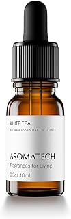 AromaTech White Tea Aroma Essential Oil Blend: Luxury Hotel Inspired Aromatherapy with White Tea, Orange & Palo Santo for Ultrasonic Diffusers & Nebulizers (10 mL)